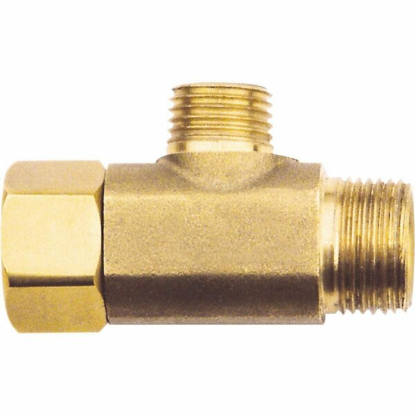 All-Source 1/2 In. FIP x 1/2 In. MIP x 1/4 In. OD Brass Extender Tee 456278